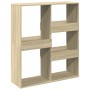 Raumteiler aus Eichenholz Sonoma 100x33x115 cm von , Bücherregale und Regale - Ref: Foro24-3309548, Preis: 73,17 €, Rabatt: %