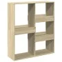 Separador de ambientes madera roble Sonoma 100x33x115 cm by , Bookcases and shelves - Ref: Foro24-3309548, Price: 72,32 €, Di...