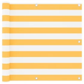 Balcony awning white and yellow oxford fabric 90x300 cm by vidaXL, Umbrellas - Ref: Foro24-134904, Price: 18,13 €, Discount: %