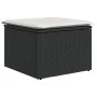 Set de sofás de jardín 10 pzas cojines ratán sintético negro by , Garden sets - Ref: Foro24-3256189, Price: 535,03 €, Discoun...