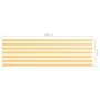 Balcony awning white and yellow oxford fabric 90x300 cm by vidaXL, Umbrellas - Ref: Foro24-134904, Price: 18,13 €, Discount: %