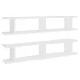 Wall shelves 2 units plywood white 105x18x20cm by , Shelves and shelves - Ref: Foro24-807205, Price: 42,62 €, Discount: %