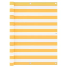Balcony awning white and yellow oxford fabric 120x300 cm by vidaXL, Umbrellas - Ref: Foro24-134908, Price: 23,69 €, Discount: %
