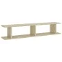 Wall shelves 2 units plywood Sonoma oak 105x18x20 cm by , Shelves and shelves - Ref: Foro24-807208, Price: 37,76 €, Discount: %