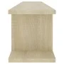 Wall shelves 2 units plywood Sonoma oak 105x18x20 cm by , Shelves and shelves - Ref: Foro24-807208, Price: 37,76 €, Discount: %