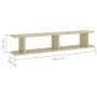 Wall shelves 2 units plywood Sonoma oak 105x18x20 cm by , Shelves and shelves - Ref: Foro24-807208, Price: 37,76 €, Discount: %