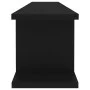 Estantes de pared 2 uds madera contrachapada negro 105x18x20 cm de , Estantes y estanterías - Ref: Foro24-807206, Precio: 35,...