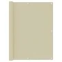 Balkonmarkise aus cremefarbenem Oxford-Stoff, 120 x 300 cm von vidaXL, Sonnenschirme - Ref: Foro24-134956, Preis: 20,32 €, Ra...