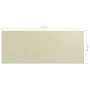 Balkonmarkise aus cremefarbenem Oxford-Stoff, 120 x 300 cm von vidaXL, Sonnenschirme - Ref: Foro24-134956, Preis: 20,32 €, Ra...