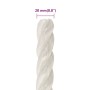 Arbeitsseil aus weißem Polypropylen 20 mm 100 m von , Seile und Metallschnüre - Ref: Foro24-153070, Preis: 140,00 €, Rabatt: %