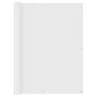 Balkonmarkise aus weißem Oxford-Stoff, 120 x 300 cm von vidaXL, Sonnenschirme - Ref: Foro24-134896, Preis: 22,83 €, Rabatt: %