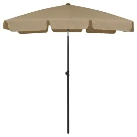 Taupe beach umbrella 180x120 cm by vidaXL, Umbrellas - Ref: Foro24-314722, Price: 42,45 €, Discount: %