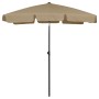 Taupe beach umbrella 180x120 cm by vidaXL, Umbrellas - Ref: Foro24-314722, Price: 43,34 €, Discount: %