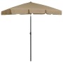 Taupe beach umbrella 180x120 cm by vidaXL, Umbrellas - Ref: Foro24-314722, Price: 43,34 €, Discount: %