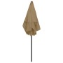 Taupe beach umbrella 180x120 cm by vidaXL, Umbrellas - Ref: Foro24-314722, Price: 43,34 €, Discount: %