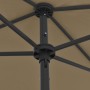 Taupe beach umbrella 180x120 cm by vidaXL, Umbrellas - Ref: Foro24-314722, Price: 43,34 €, Discount: %