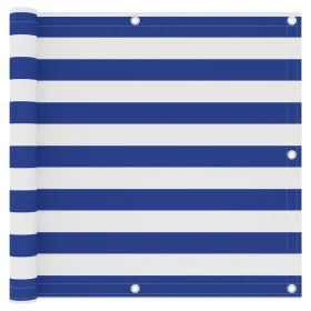 Balcony awning white and blue oxford fabric 90x300 cm by vidaXL, Umbrellas - Ref: Foro24-134916, Price: 17,38 €, Discount: %
