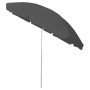 Sombrilla de playa gris antracita 300 cm de vidaXL, Sombrillas - Ref: Foro24-314710, Precio: 36,32 €