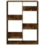 Separador de ambientes madera roble ahumado 100x33x135 cm de , Librerías y estanterías - Ref: Foro24-3309559, Precio: 91,23 €...
