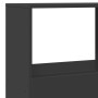 Engineered wood black room divider 100x33x155.5 cm by , Bookcases and shelves - Ref: Foro24-3309565, Price: 110,78 €, Discoun...