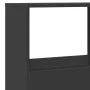 Separador de ambientes madera ingeniería negro 100x33x155,5 cm de , Librerías y estanterías - Ref: Foro24-3309565, Precio: 10...