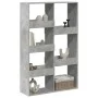 Raumteiler aus Holz in Grau-Betonoptik, 100x33x155,5 cm. von , Bücherregale und Regale - Ref: Foro24-3309567, Preis: 106,20 €...