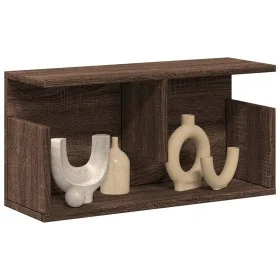 Wandregal aus braunem Eichenfurnierholz 60x20x30 cm von , Regale und Regale - Ref: Foro24-854829, Preis: 26,43 €, Rabatt: %