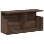 Engineered wood brown oak wall shelf 60x20x30 cm by , Shelves and shelves - Ref: Foro24-854829, Price: 26,43 €, Discount: %