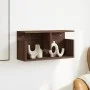 Wandregal aus braunem Eichenfurnierholz 60x20x30 cm von , Regale und Regale - Ref: Foro24-854829, Preis: 26,43 €, Rabatt: %