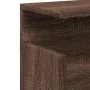 Engineered wood brown oak wall shelf 60x20x30 cm by , Shelves and shelves - Ref: Foro24-854829, Price: 26,43 €, Discount: %
