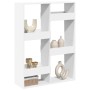 Separador de ambientes madera ingeniería blanco 100x33x135 cm by , Bookcases and shelves - Ref: Foro24-3309555, Price: 96,23 ...