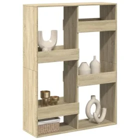 Raumteiler aus Eichenholz Sonoma 100x33x135 cm von , Bücherregale und Regale - Ref: Foro24-3309557, Preis: 91,26 €, Rabatt: %
