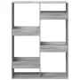 Raumteiler aus Sonoma-Grau Holz 100x33x135 cm von , Bücherregale und Regale - Ref: Foro24-3309560, Preis: 93,68 €, Rabatt: %