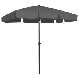 Anthrazitgrauer Sonnenschirm 200x125 cm von vidaXL, Sonnenschirme - Ref: Foro24-314729, Preis: 41,10 €, Rabatt: %
