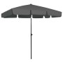 Anthracite gray beach umbrella 200x125 cm by vidaXL, Umbrellas - Ref: Foro24-314729, Price: 41,10 €, Discount: %