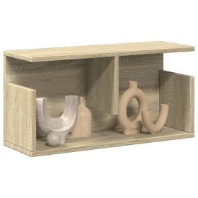 Mueble de pared madera de ingeniería roble Sonoma 60x20x30 cm de , Estantes y estanterías - Ref: Foro24-854825, Precio: 27,37...