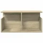 Mueble de pared madera de ingeniería roble Sonoma 60x20x30 cm de , Estantes y estanterías - Ref: Foro24-854825, Precio: 27,02...