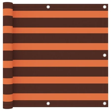 Balcony awning orange and brown oxford fabric 90x300 cm by vidaXL, Umbrellas - Ref: Foro24-134928, Price: 21,28 €, Discount: %
