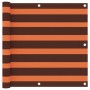 Toldo para balcón tela oxford naranja y marrón 90x300 cm de vidaXL, Sombrillas - Ref: Foro24-134928, Precio: 17,68 €, Descuen...