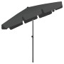 Anthracite gray beach umbrella 200x125 cm by vidaXL, Umbrellas - Ref: Foro24-314729, Price: 41,10 €, Discount: %