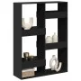 Engineered wood black room divider 100x33x135 cm by , Bookcases and shelves - Ref: Foro24-3309556, Price: 93,67 €, Discount: %