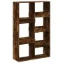 Separador de ambientes madera roble ahumado 100x33x155,5 cm de , Librerías y estanterías - Ref: Foro24-3309568, Precio: 106,2...