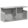Engineered wood wall-mounted furniture in gray concrete, 60x20x30 cm by , Shelves and shelves - Ref: Foro24-854826, Price: 26...