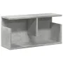 Wandregal aus grauem Beton-Engineered-Holz 60x20x30 cm von , Regale und Regale - Ref: Foro24-854826, Preis: 26,23 €, Rabatt: %