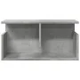 Wandregal aus grauem Beton-Engineered-Holz 60x20x30 cm von , Regale und Regale - Ref: Foro24-854826, Preis: 26,23 €, Rabatt: %