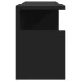 Engineered wood black wall shelf 60x20x30 cm by , Shelves and shelves - Ref: Foro24-854824, Price: 28,11 €, Discount: %