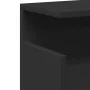 Engineered wood black wall shelf 60x20x30 cm by , Shelves and shelves - Ref: Foro24-854824, Price: 28,11 €, Discount: %