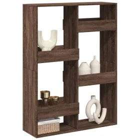 Room divider made of brown oak wood 100x33x135 cm by , Bookcases and shelves - Ref: Foro24-3309561, Price: 93,68 €, Discount: %