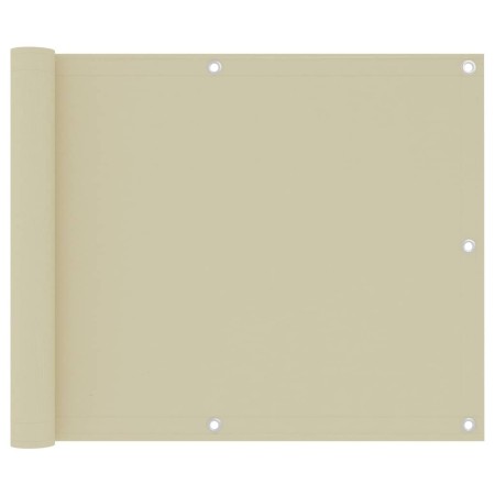 Balkonmarkise Oxford Stoff creme 75x300 cm von vidaXL, Sonnenschirme - Ref: Foro24-134948, Preis: 18,46 €, Rabatt: %