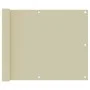 Balcony awning in cream Oxford fabric 75x300 cm by vidaXL, Umbrellas - Ref: Foro24-134948, Price: 18,08 €, Discount: %